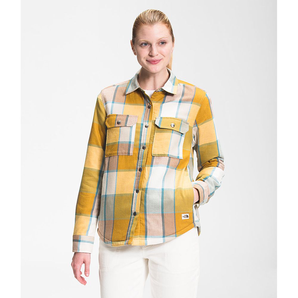 The North Face Shirts Womens Australia - The North Face Campshire Yellow (CSO-209738)